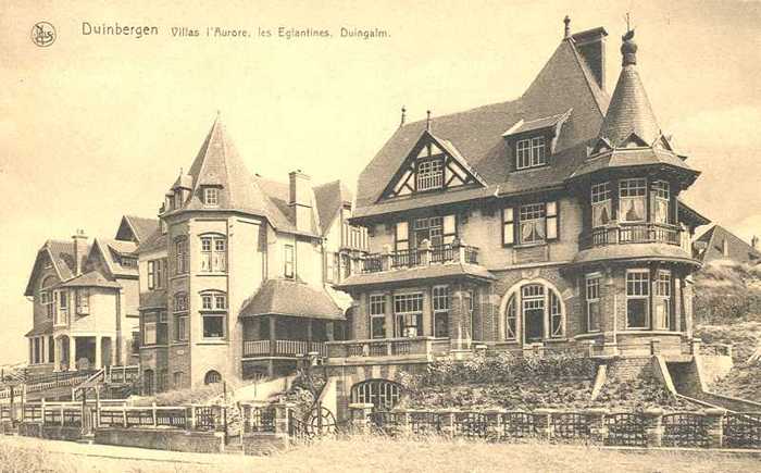 Duinbergen, Villas l'Aurore, Les Eglantines, Duingalm