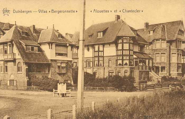 Duinbergen, Villa Bergonette, Alouettes et Chantecler