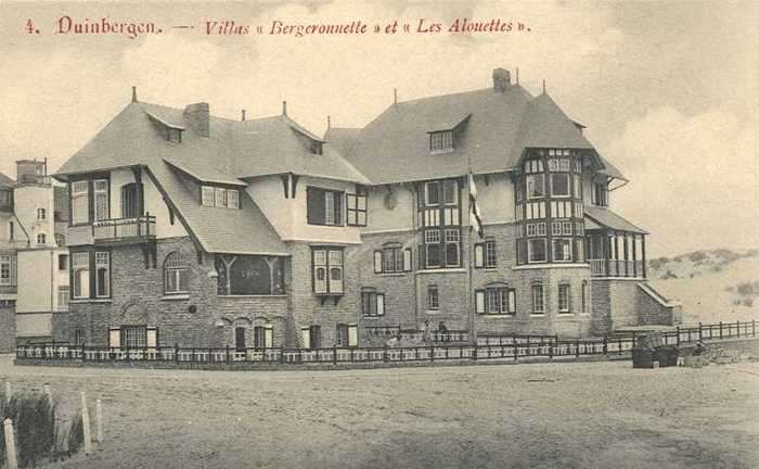 Duinbergen, Villas Bergeronette et Les Alouettes