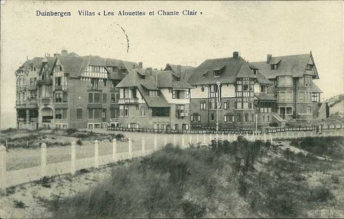 Duinbergen, Villas Les Allouettes et Chante Clair