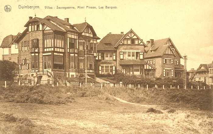 Duinbergen, Villas: Sauvageonne, Mimi Pinson, Les Barques