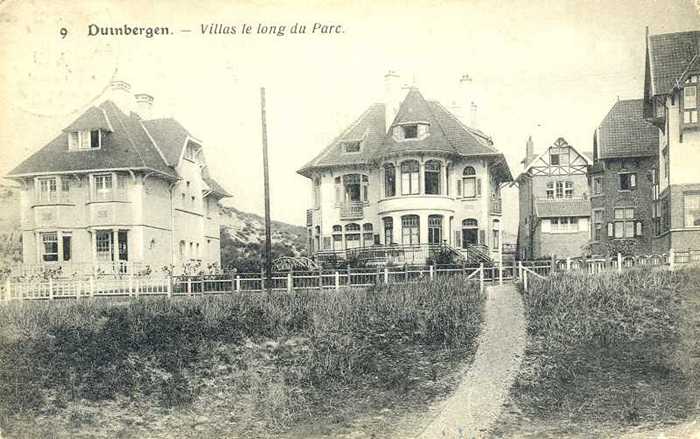 Duinbergen, Villas le long du Parc