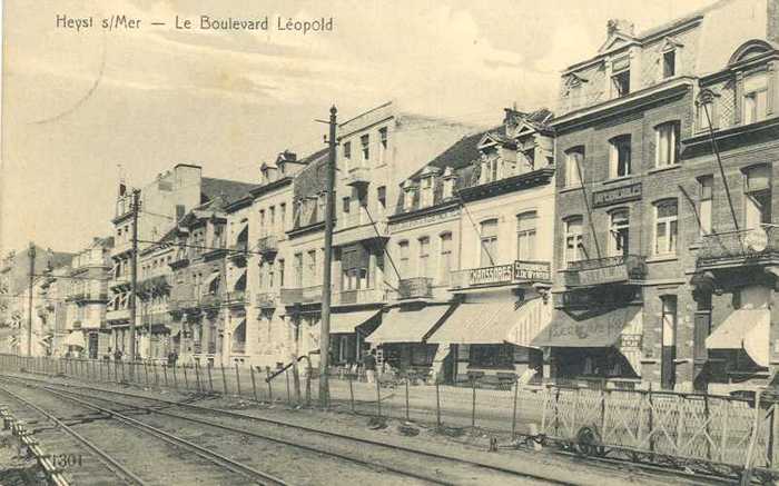 Heyst s/mer - Le Boulevard Léopold II