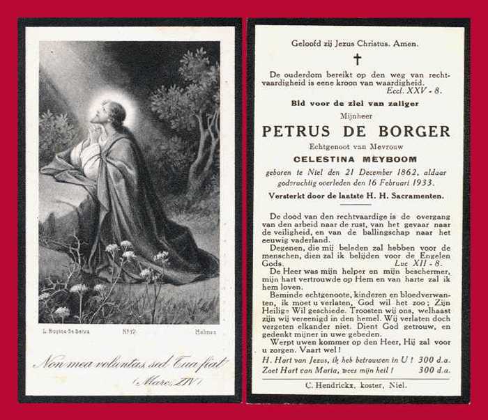 DE BORGER Petrus