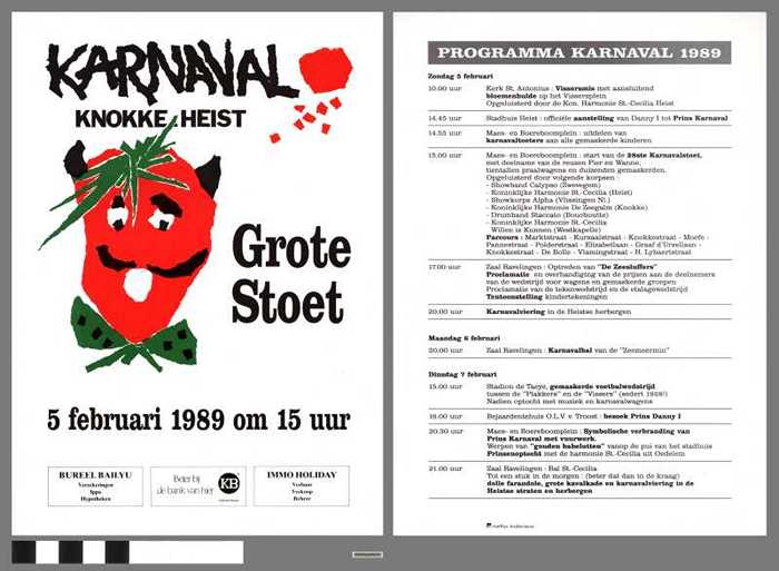 Karnaval Knokke-Heist 5 februari 1989