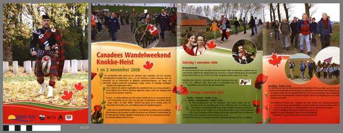Canadees Wandelweekend Knokke-Heist 1 en 2 november 2008