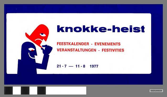 Knokke-Heist feestkalender - 1977