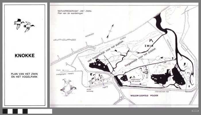 Plan van Zwin en vogelpark
