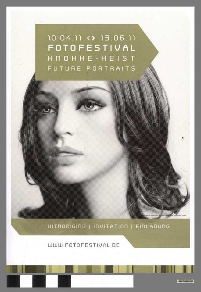 Fotofestival Knokke-Heist - Future Portraits. Uitnodiging 2011