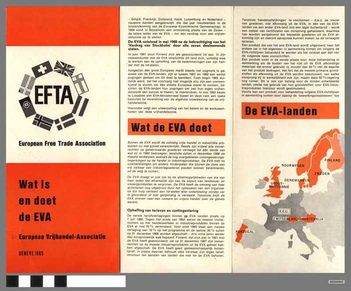 Wat is en doet de EVA Europese Vrijhandel-Associatie (EFTA)