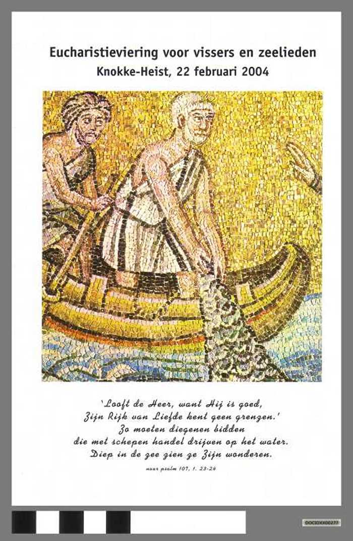 Boekje: Eucharistieviering voor vissers en zeelieden - 22 februari 2004