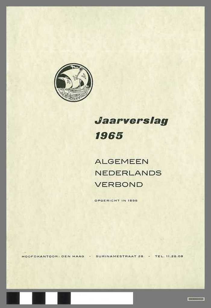 Jaarverslag 1965 - Algemeen Nederlands Verbond