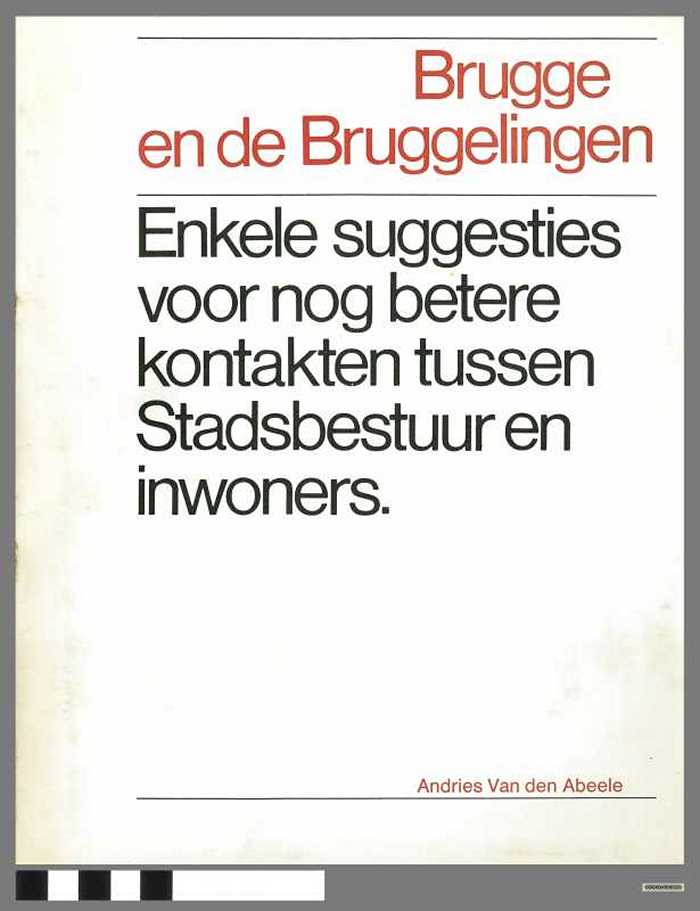 Brugge en de Bruggelingen