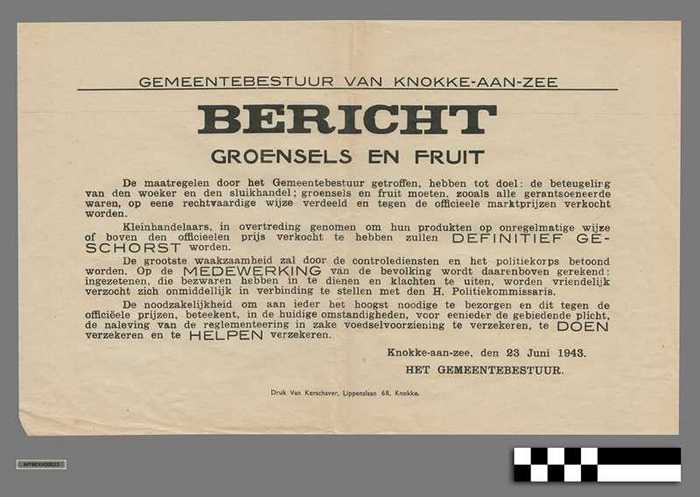 Bericht - Groensels en fruit