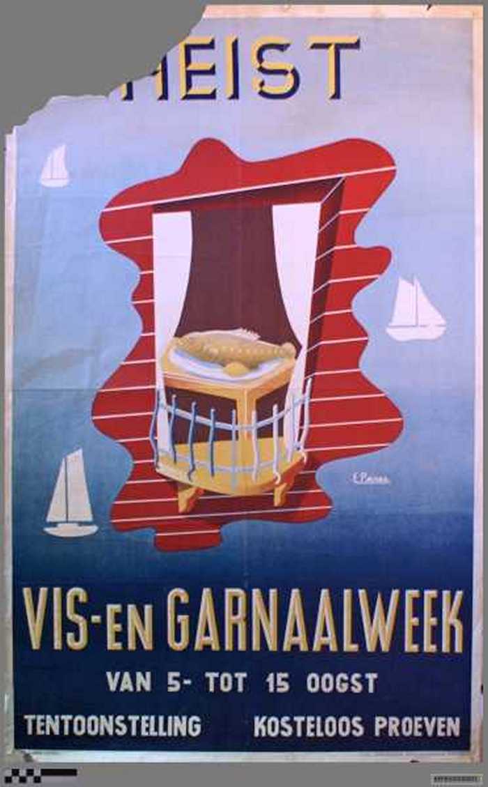 Heist. Vis -en garnaalweek van 5-tot 15 oogst tentoonstelling kosteloos proeven.