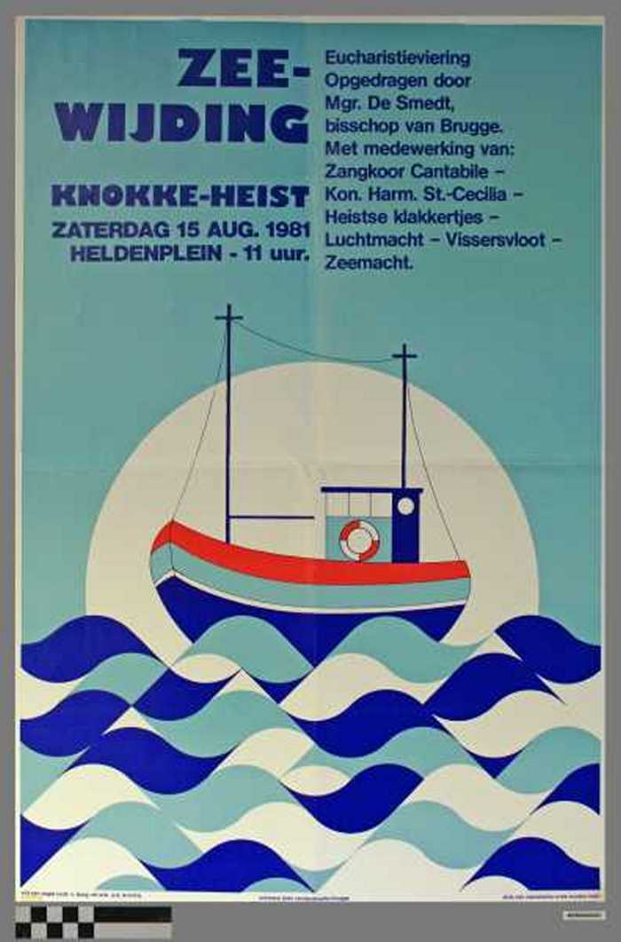 Zeewijding Knokke-Heist, zaterdag 15 aug. 1981, Heldenplein - 11 uur.