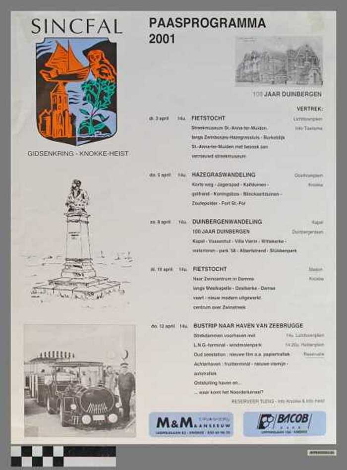 Sincfal, Gidsenkring - Knokke - Heist, Paasprogramma 2001
