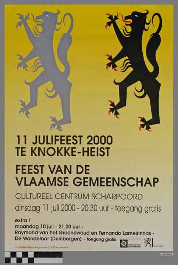 11 julifeest 2000 te Knokke-Heist, Feest van de Vlaamse Gemeenschap