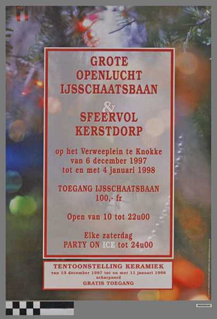 Grote Openlucht IJsschaatsbaan & Sfeervol Kerstdorp