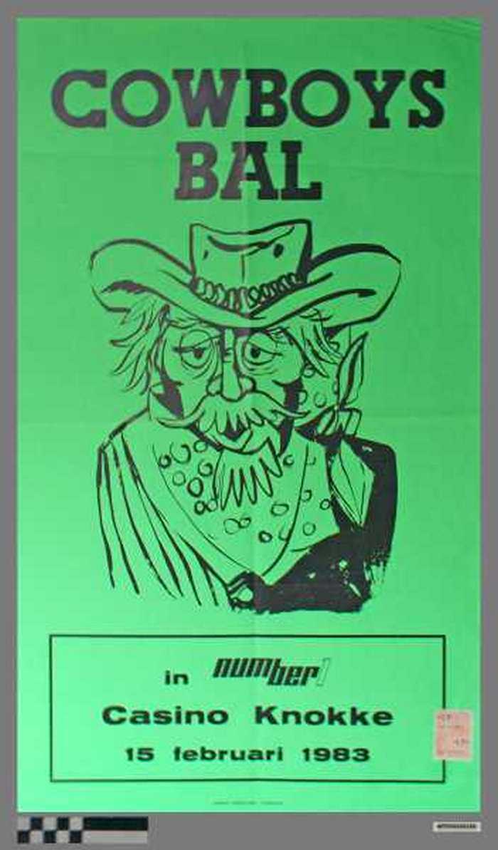 Cowboys Bal, in Number 1 Casino Knokke, 15 Februari 1983