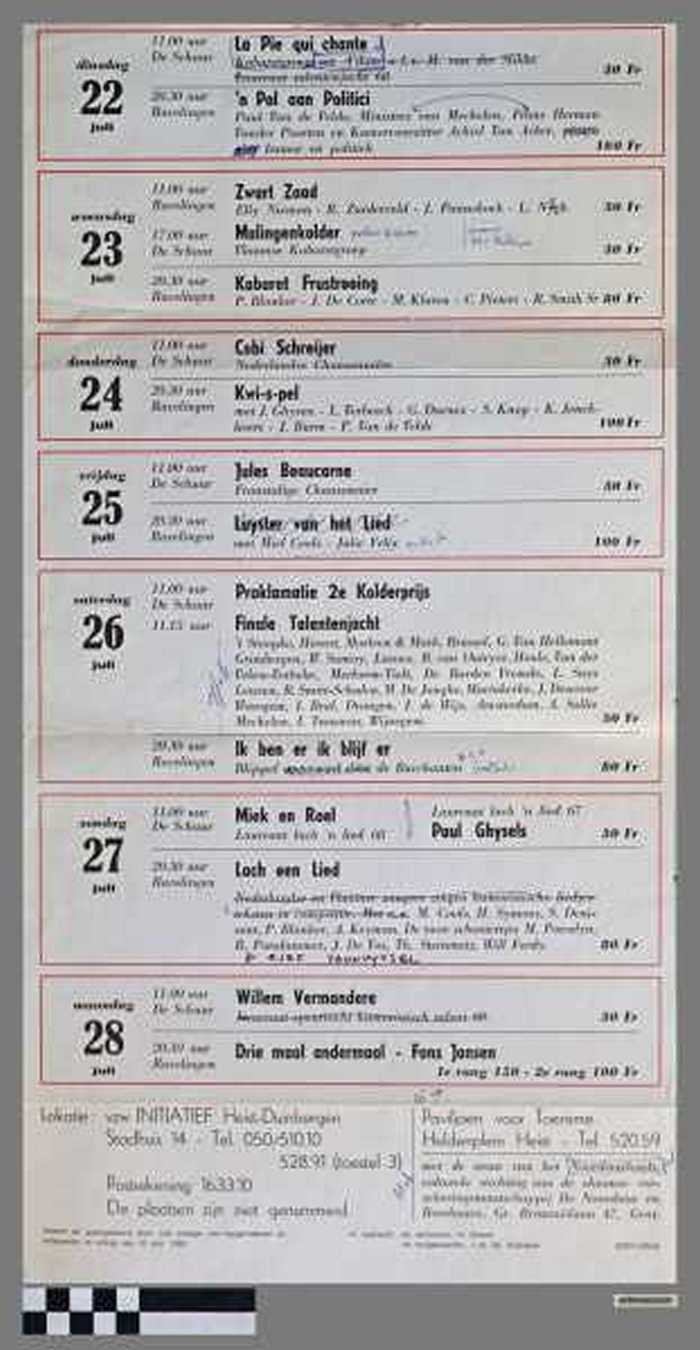 Humor Festival Knokke-Heist 1969