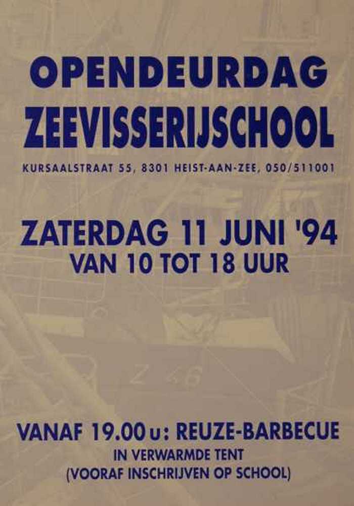 Opendeurdag zeevisserijschool.