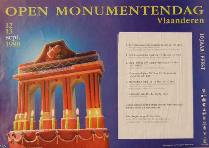 Open Monumentendag, Vlaanderen