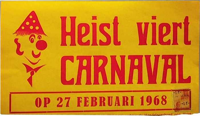 Heist viert Carnaval op 27 februari 1968.