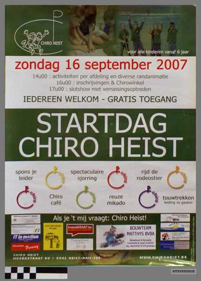 Startdag Chiro Heist