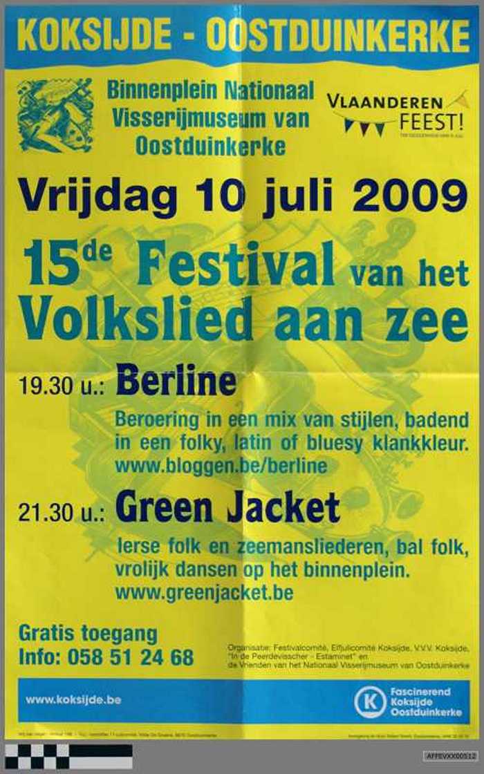 15de Festival van het Volkslied aan zee.