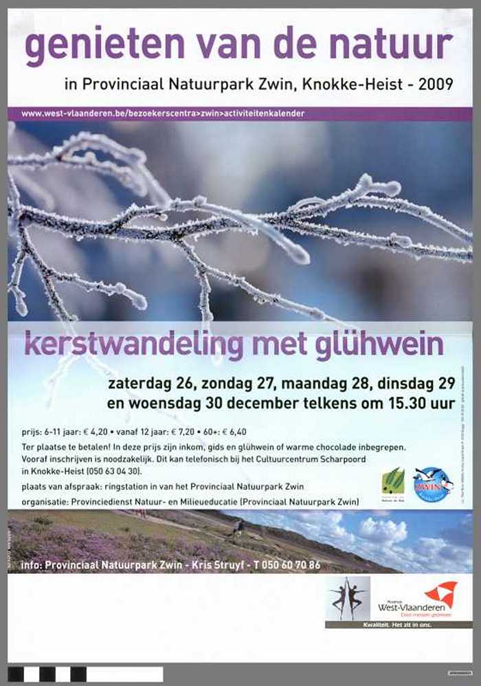 Genieten van de natuur - kerstwandeling.