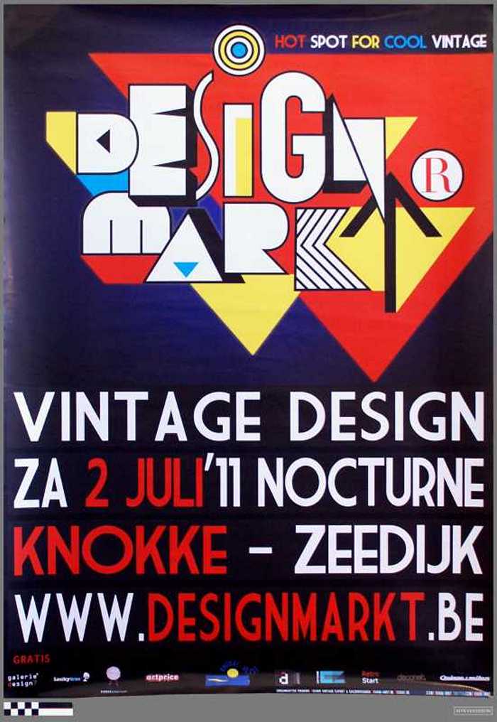 DESIGNMARKT - Vintage design - za 2 juli '11 - Nocturne Knokke-Zeedijk - AFFEVXX00696 DESIGNMARKT - Vintage design - za 2 juli '11 - Nocturne Knokke-Zeedijk