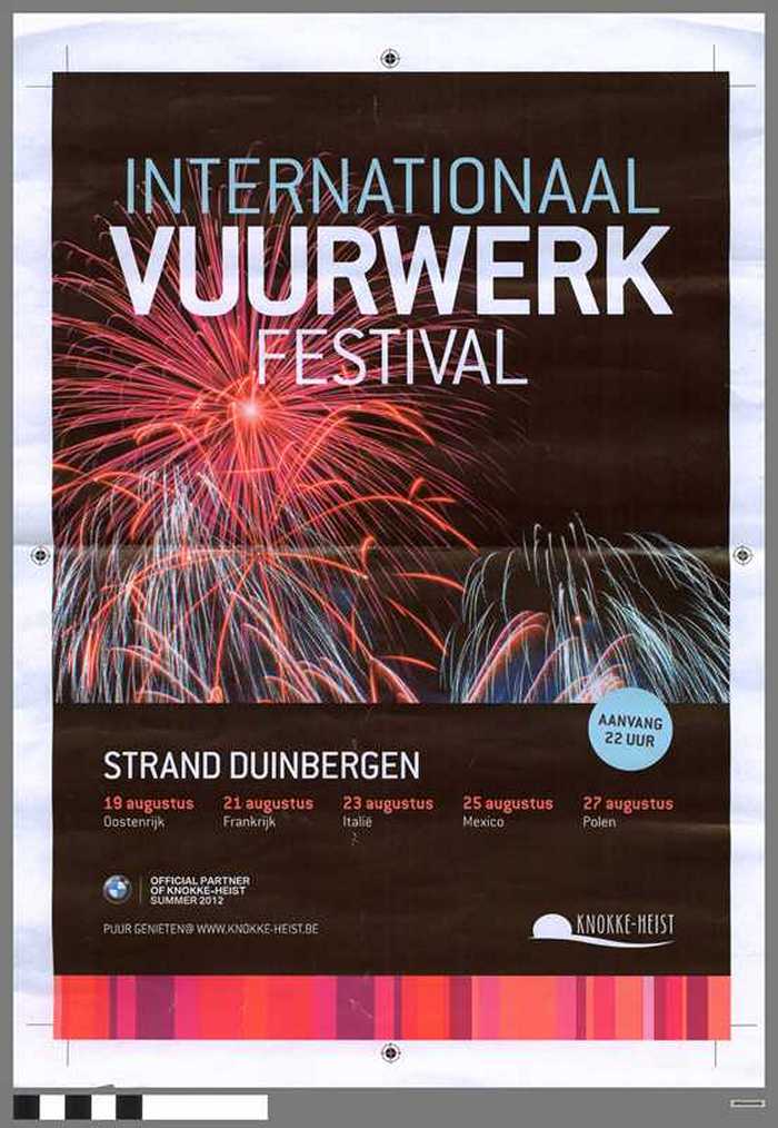 Internationaal vuurwerk festival - 2012