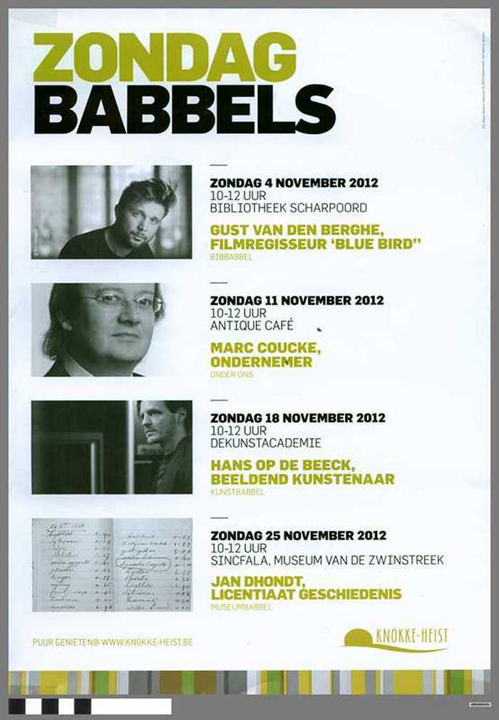 Zondagbabbels - November 2012