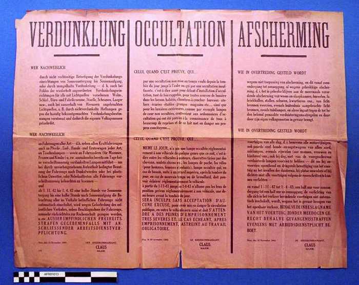 VERDUNKLUNG wer nachweislich durch nicht rechtzeitige Betaetigung der Verdunkelungseinriichtungen von Sonnenuntergang bis Sonnenaufgang, oder durch ma