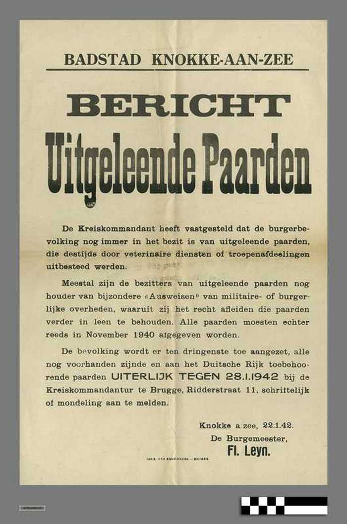 Bericht - Uitgeleende Paarden