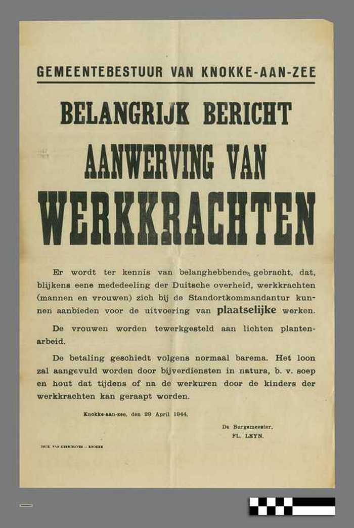 Belangrijk bericht - Aanwerving van werkkrachten