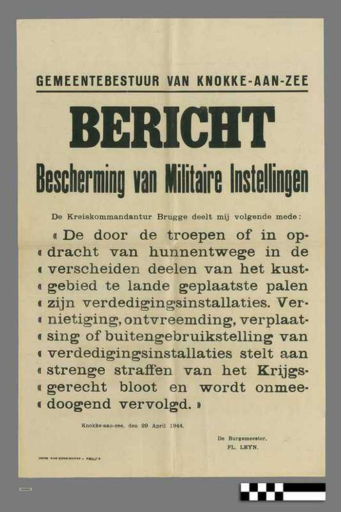 Bericht - Bescherming van Militaire Instellingen