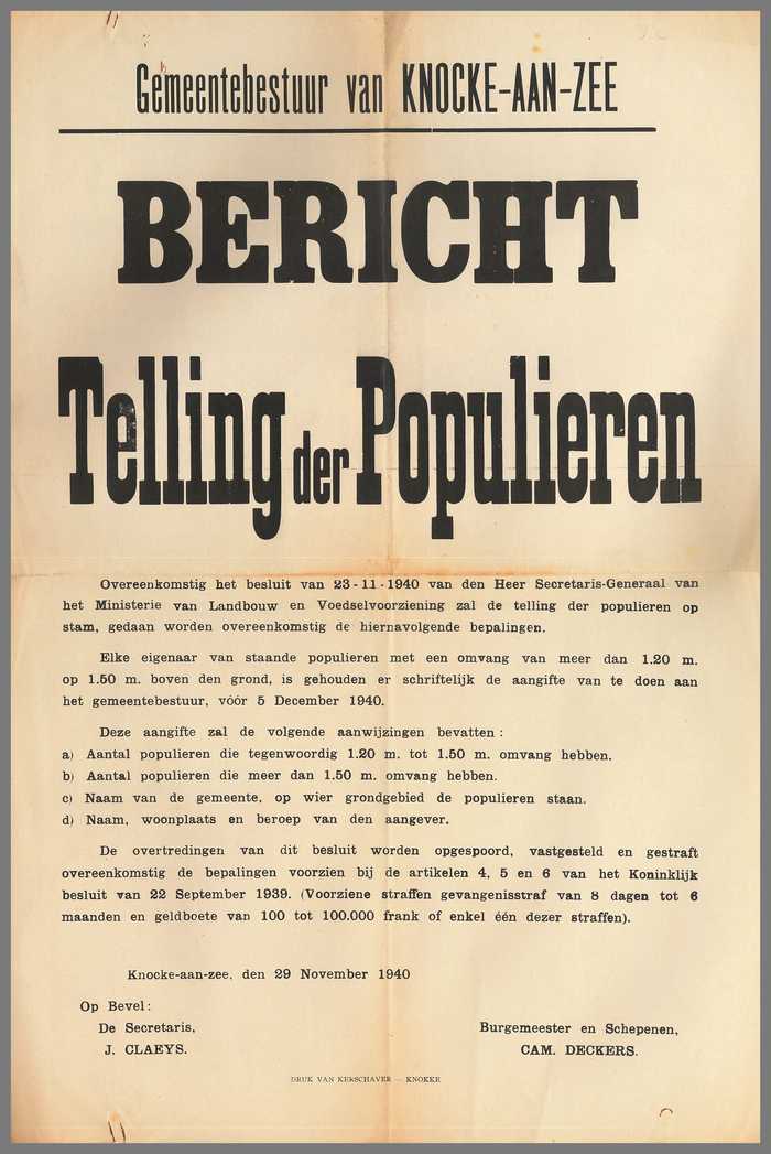 BERICHT - Telling der populieren