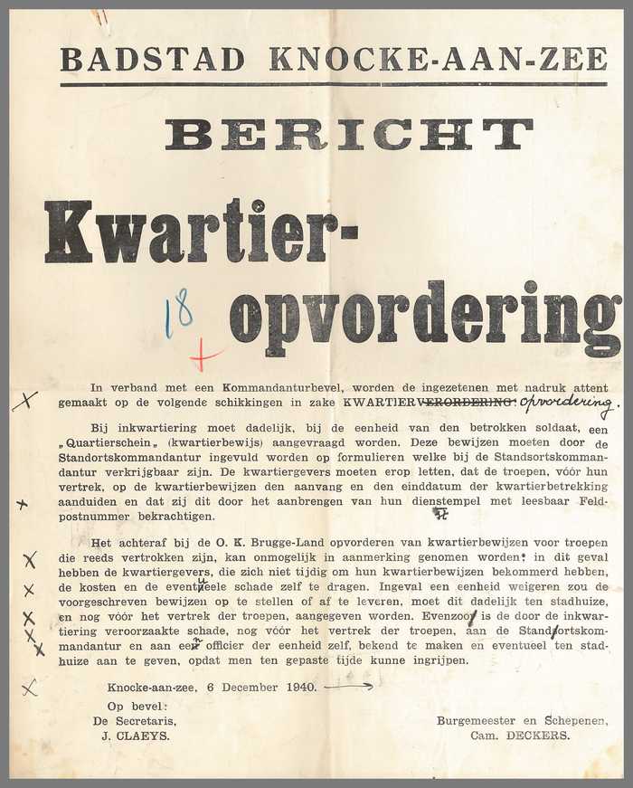 BERICHT - Kwartieropvordering