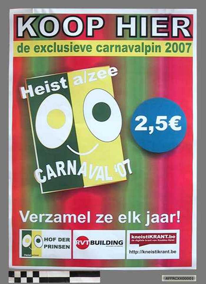 De exclusieve carnavalpin 2007
