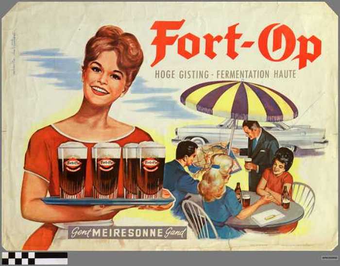 Reclame voor bier Fort-Op