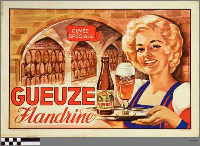 Reclame voor Gueuze Flandrine