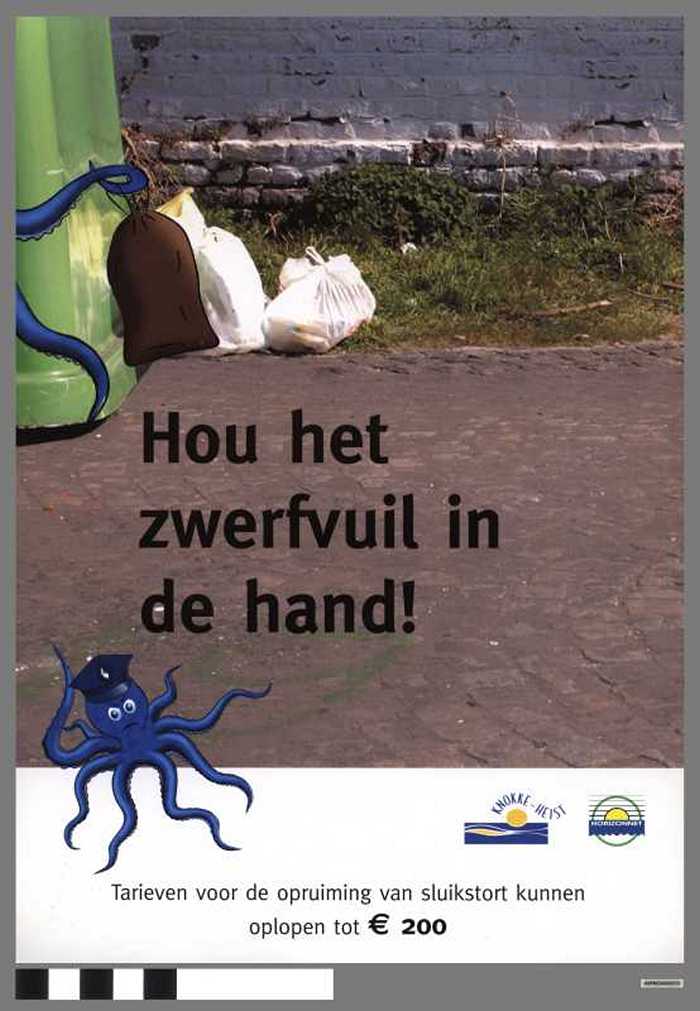 Hou het zwerfvuil in de hand!