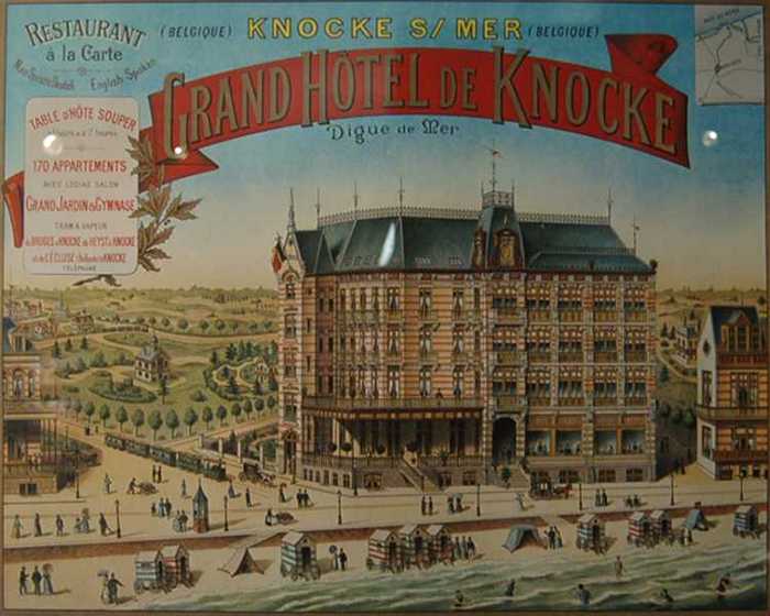 Knocke s/ mer (Belgique) Grand Hotel de Knocke Digue de Mer.