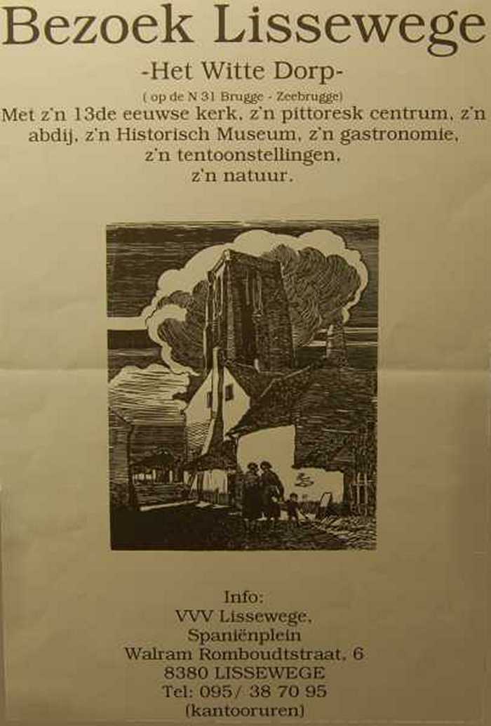 Bezoek Lissewege -Het Witte Dorp- Met zn 13de eeuwse kerk, zn pittoresk centrum, zn abdij, zn Historisch Museum, zn gastronomie, zn tentoonstell