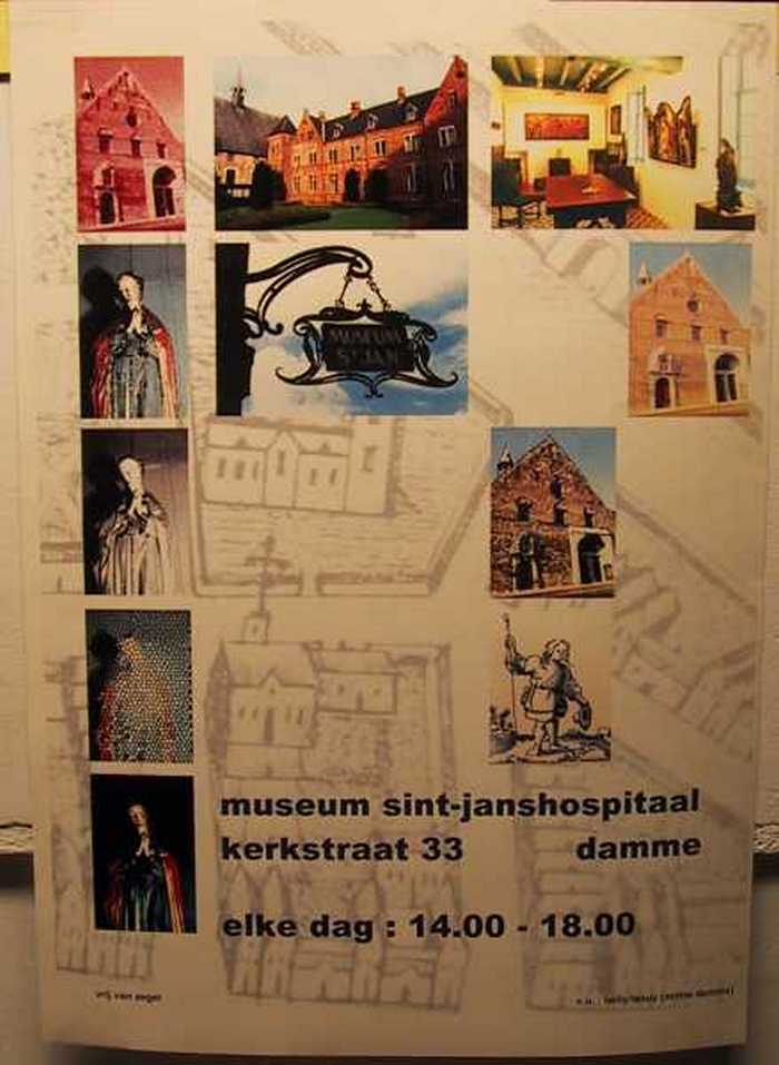 Museum Sint-Janshospitaal, kerkstraat 33, damme elke dag: 14.00-18.00