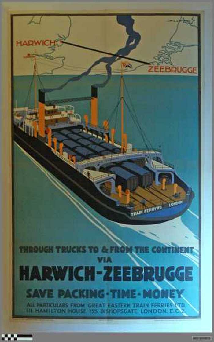 Through Trucks to and from the continent via Harwich-Zeebrugge
