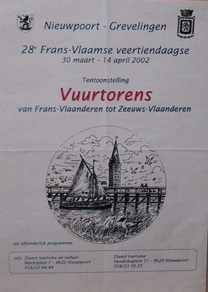 Tentoonstelling Vuurtorens van Frans-Vlaanderen tot Zeeuws-Vlaanderen.