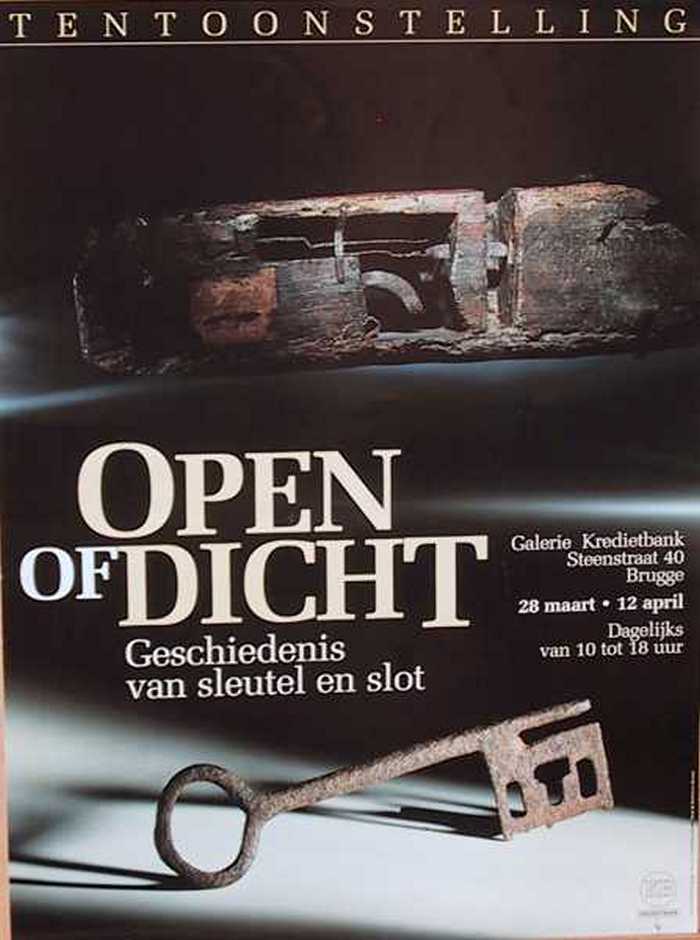 Open of dicht.  Geschiedenis van sleutel en slot.